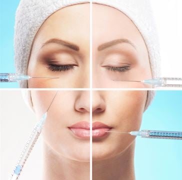 Hyaluronic acid injection face